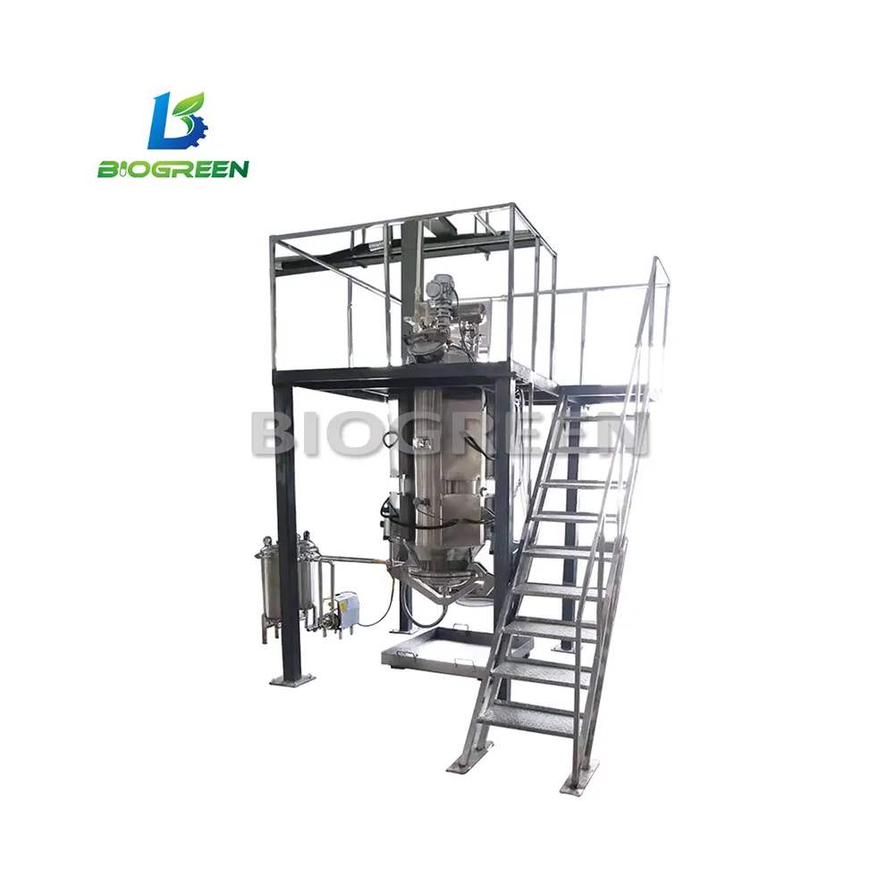 Hot Selling Plant Stainless Steel Ethanol Extraction Machine For Rose Essential Oil
