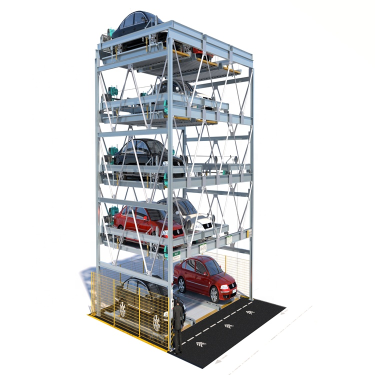 Automatic Smart Multilevel Car Puzzle Parking System