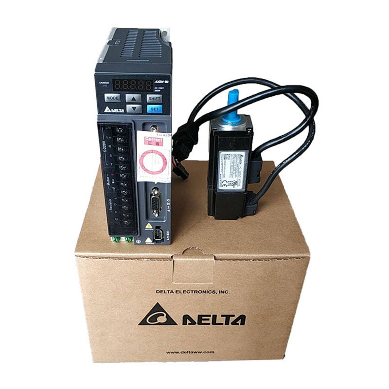 Новый и оригинальный Дельта A2 серии 750W водитель серводвигателя ASD-A2-0721-L + ECMA-C10807RS сервопривода