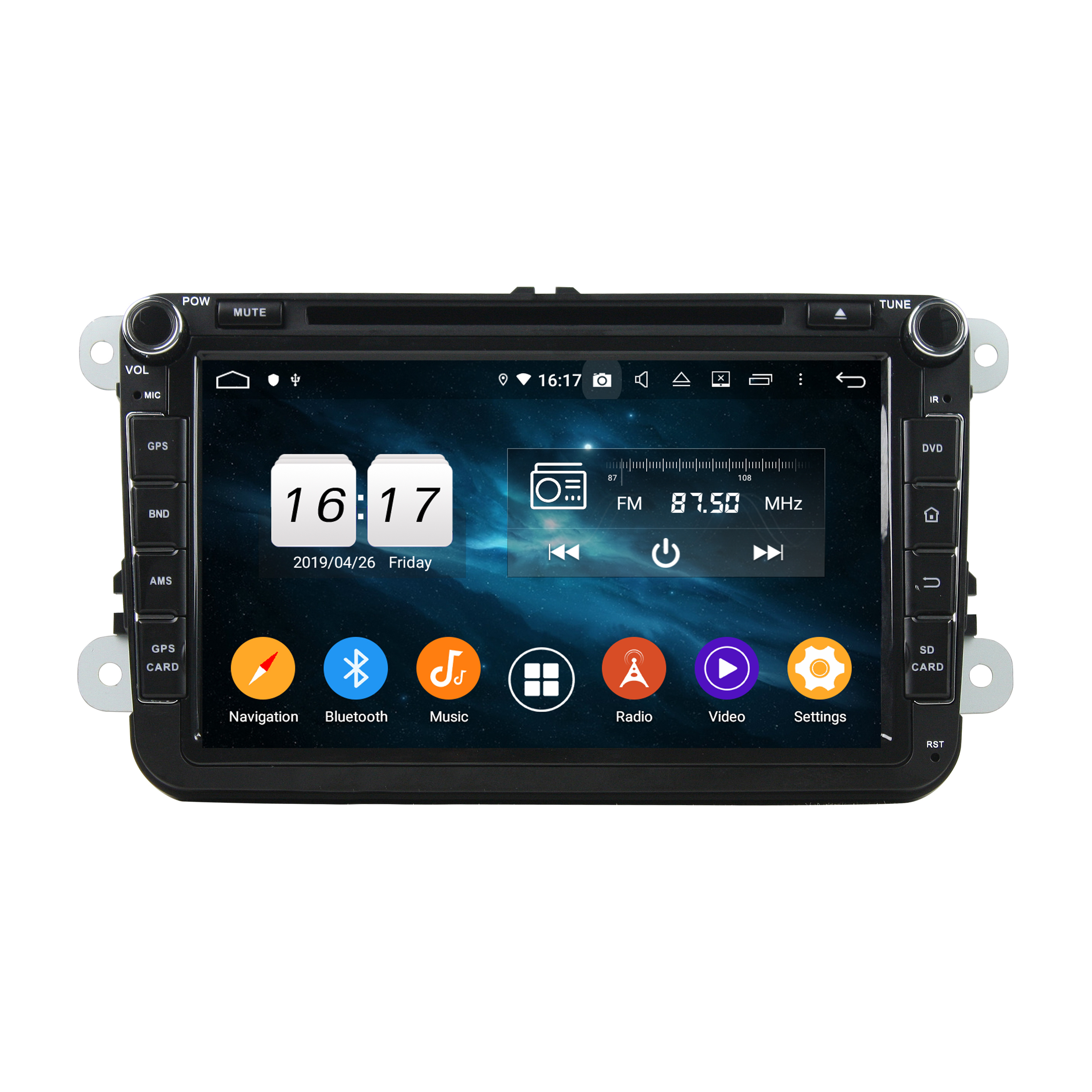 Автомагнитола Klyde 8 ''PX6 64 ГБ для Magotan Caddy Passat Sagitar Tiguan Touran Jetta Seat CC Polo Golf 5 Golf 6