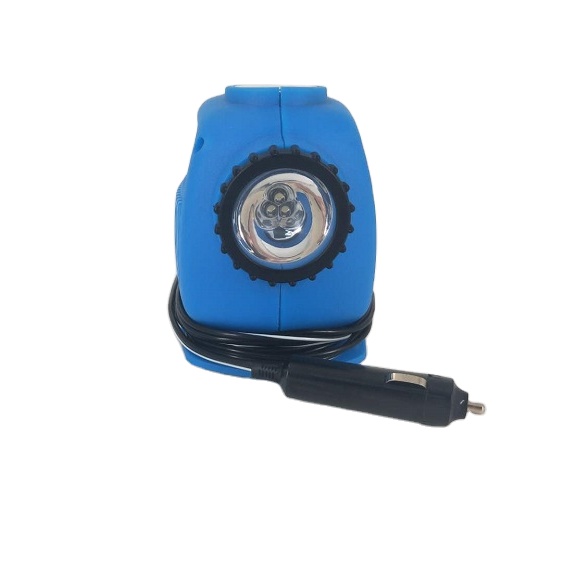 Digital 12 V Ball Car portable electric tire inflator with 260 PSI air compressor with LED work light