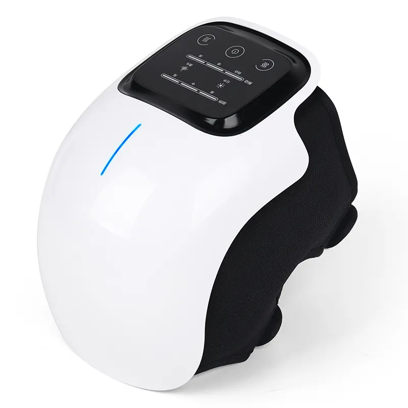 Support Knee Pain Relief Electric Vibrating Knee Massager, Timing Control Heated Knee Massager