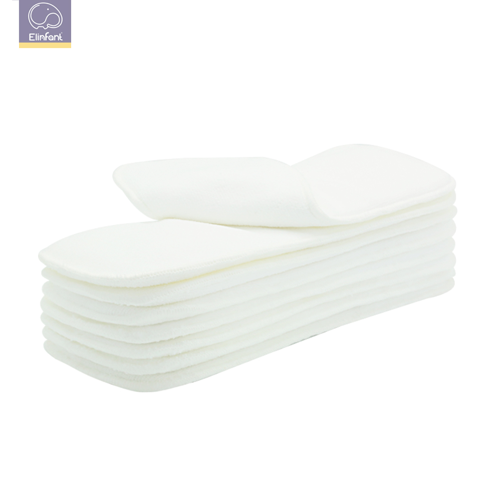 Elinfant Reusable diaper insert more heavy 3 layer microfiber insert match baby pocket diaper