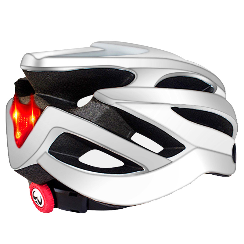 Bike Helmet With USB Charge Light Red Road Mtb Cycling Helmet With USB Recharge Light Bike Helmet For Men And Women
