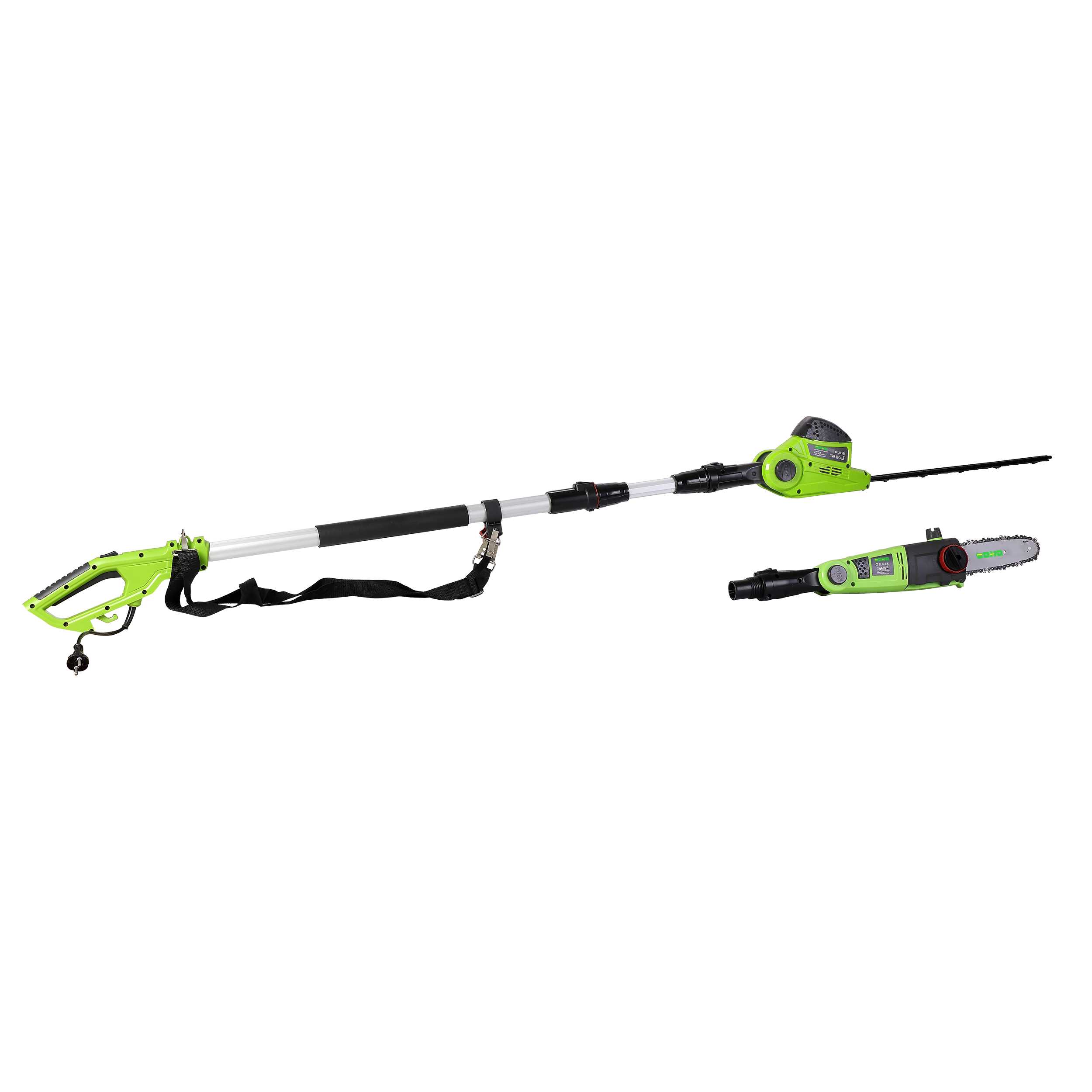 750(710)W 2 IN I POLE CHAIN SAW/HEDGE TRIMMER