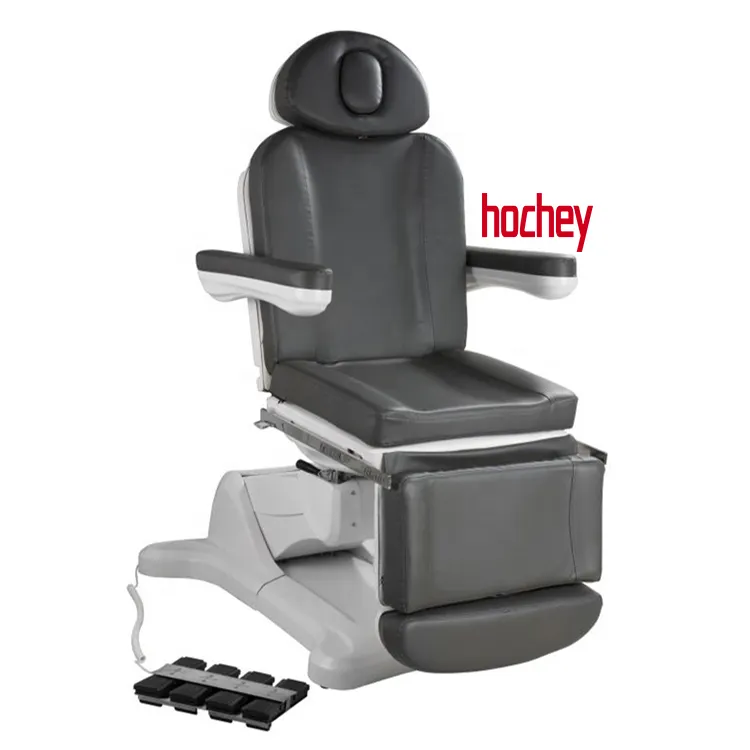 HOCHEY MEDICAL Hot selling beauty Salone Furniture Electric Cosmetic Chair Adjustable Facial Table with rotation function