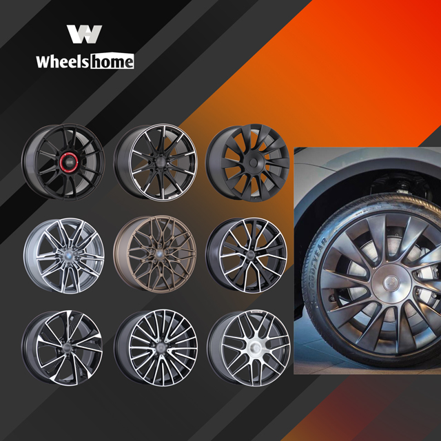 Оптовый продавец колес 17/18/19/20 дюймов, литые диски из Китая для ободов Tesla Model 3
