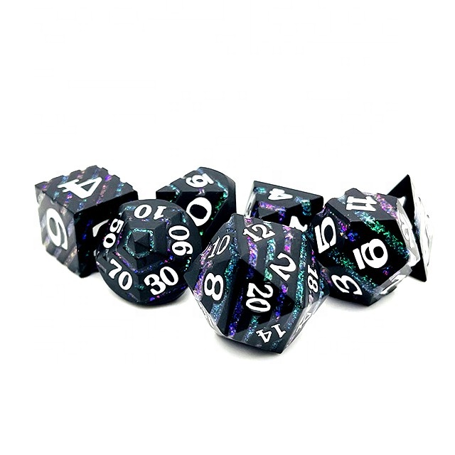 Игровые игральные кости Dnd Polyhedral Custom Metal