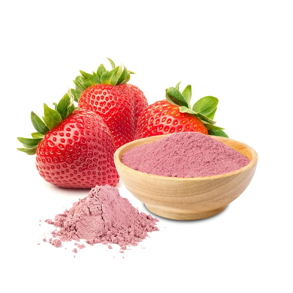 OEM/ODM food grade wholesale price organic freeze dried strawberry flavour powder