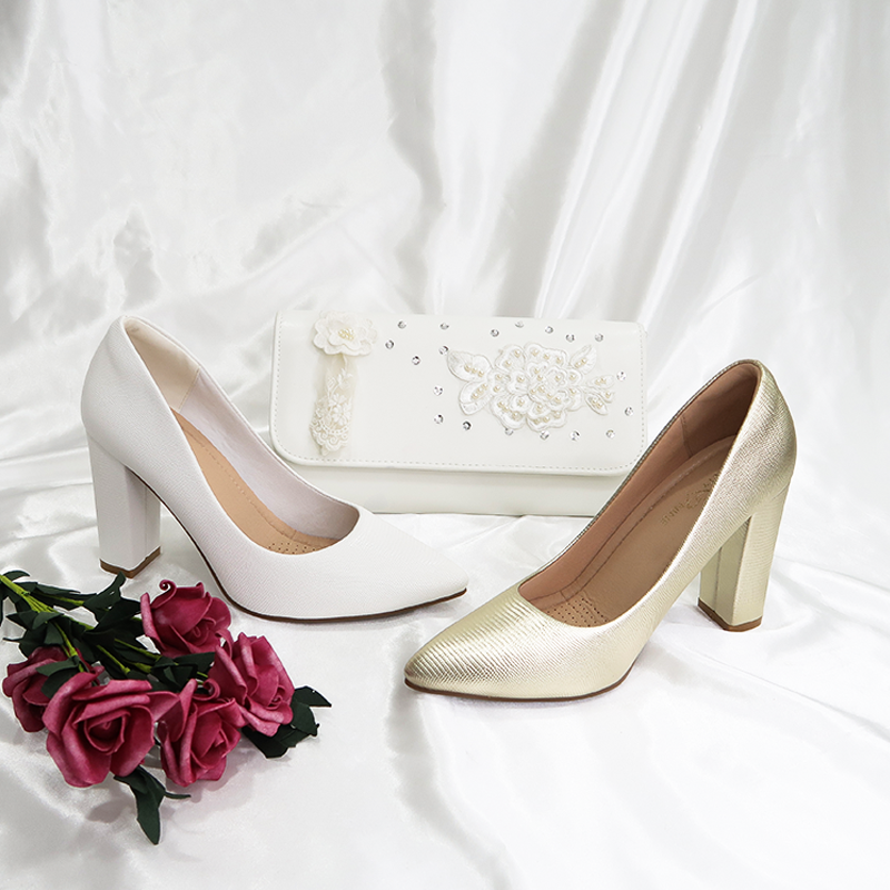 2021 ladies classy butterfly chunky high hill new pointed pump shoes woman lady shoe woman derss pumps women heels for ladies