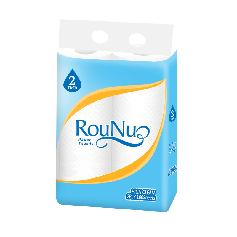 RouNuo Baoding, новый продукт, рельефная впитывающая кухонная бумага из древесной целлюлозы для кухни