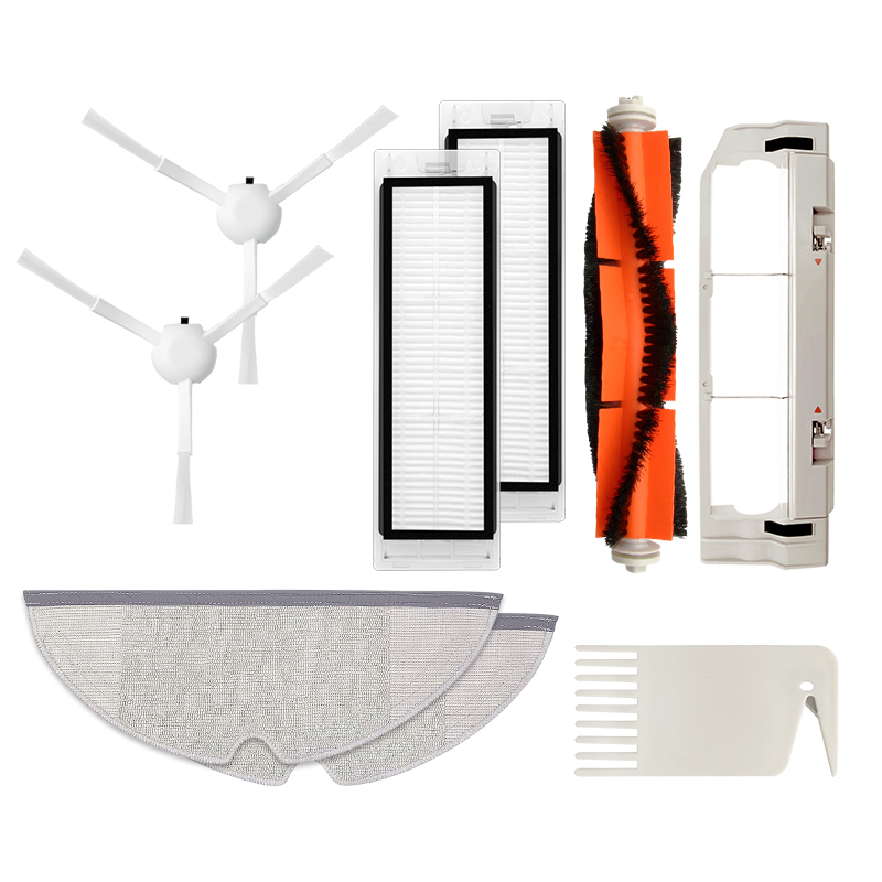 HEPA Filter Side Brush Main Brush Mop cloth for Xiaomi 1s MI Robot Vacuum 2 Roborock S50 S51 S5 Vacuum Cleaner Parts