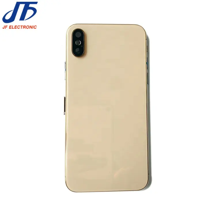 Battery Back Cover Housing With Small Parts For IPhone X XS XS Max Full Back Housing Assembly With Flex Cables