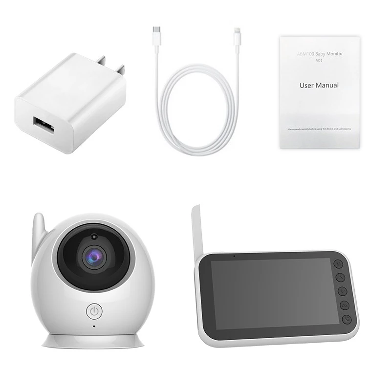 4,3 дюймов 480p Аудио Hd LCD цветной дисплей монитор младенца wifi с камерой