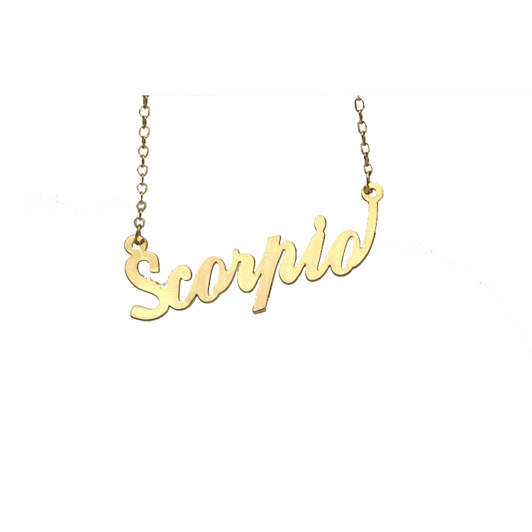 Wholesale 2020 Custom personalized name necklace  name gold plate necklace