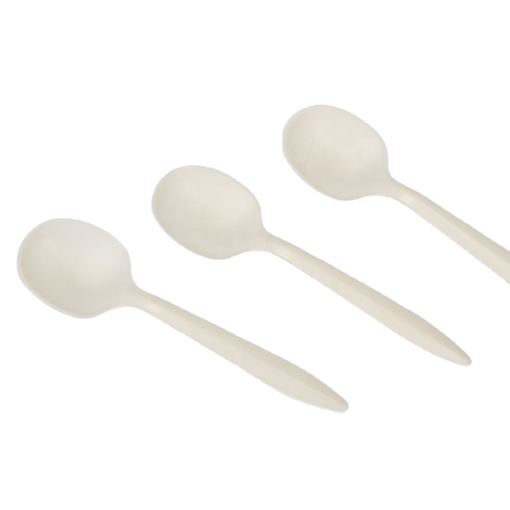 Online shopping eco friendly biodegradable cornstarch plastic micro spoon