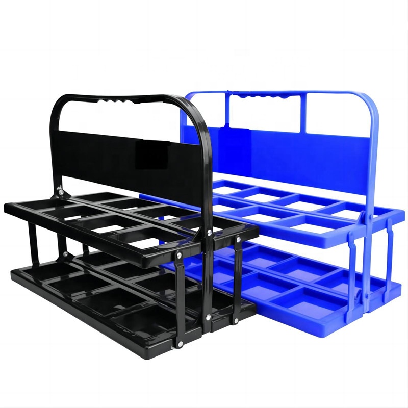 Team Sports Football Soccer Training Equipment Collapsible Foldable Plastic 8 Pack Sport Drink Bottle Carrier Holder