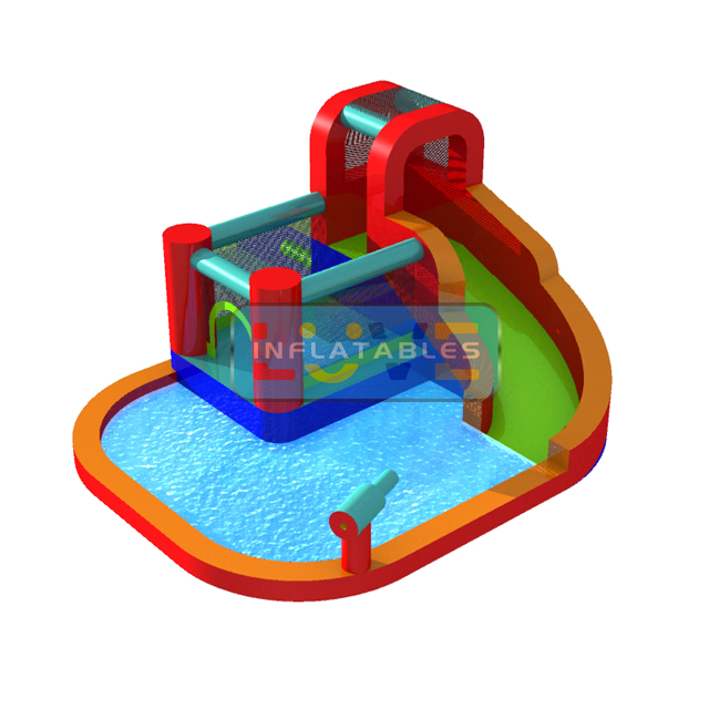 Wholesale Quality Inflatable Water Games Combo Slide, inflatable Water Slide with Wet Pool,Inflatable Kids Jumper