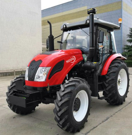 Мини-трактор NIVO, 140 л.с., 150 л.с., 180 л.с., колесный трактор с погрузчиком, бульдозером, привод 4wd, работа с асфальтоукладчиком или деталями