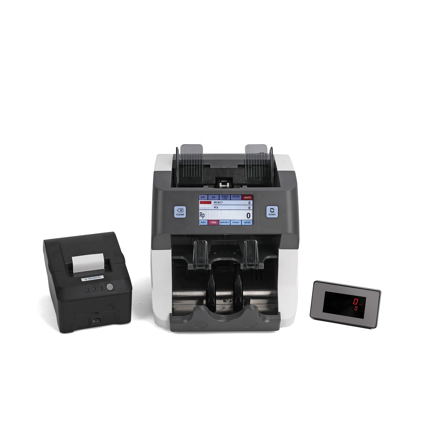 1+1 Pockets money sorter Wholesale high speed Mulit-currency value counter bill counter value sorter with easy maintenance