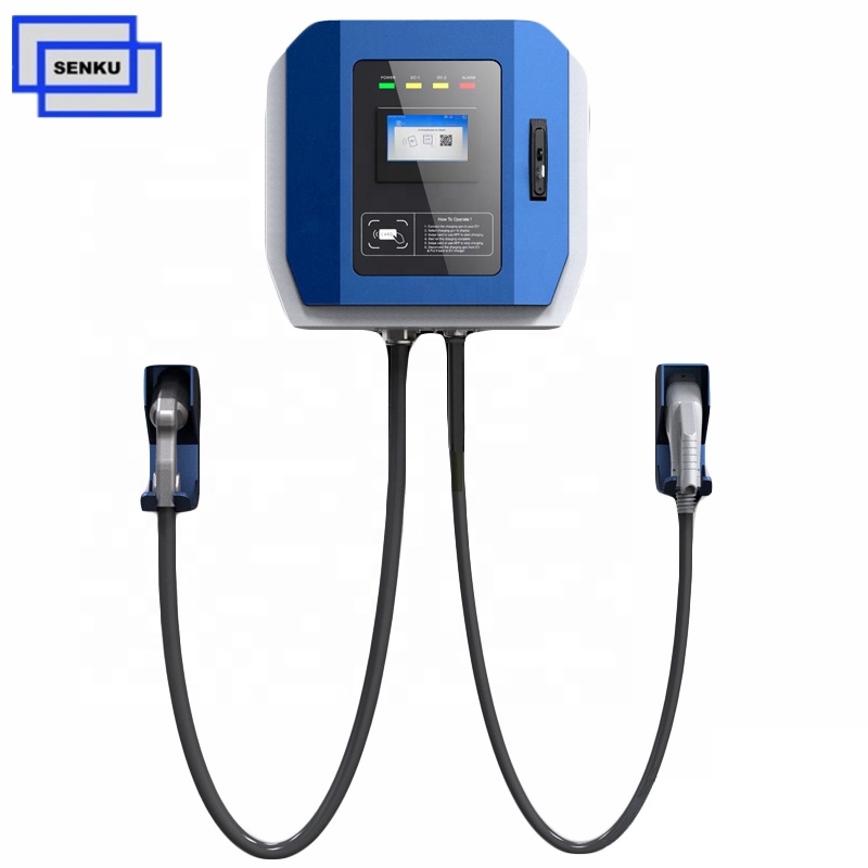 SENKU 30 кВт 750 В DC быстрое электрическое автомобильное зарядное устройство CCS1 / CCS2 / CHAdeMo ev зарядное устройство
