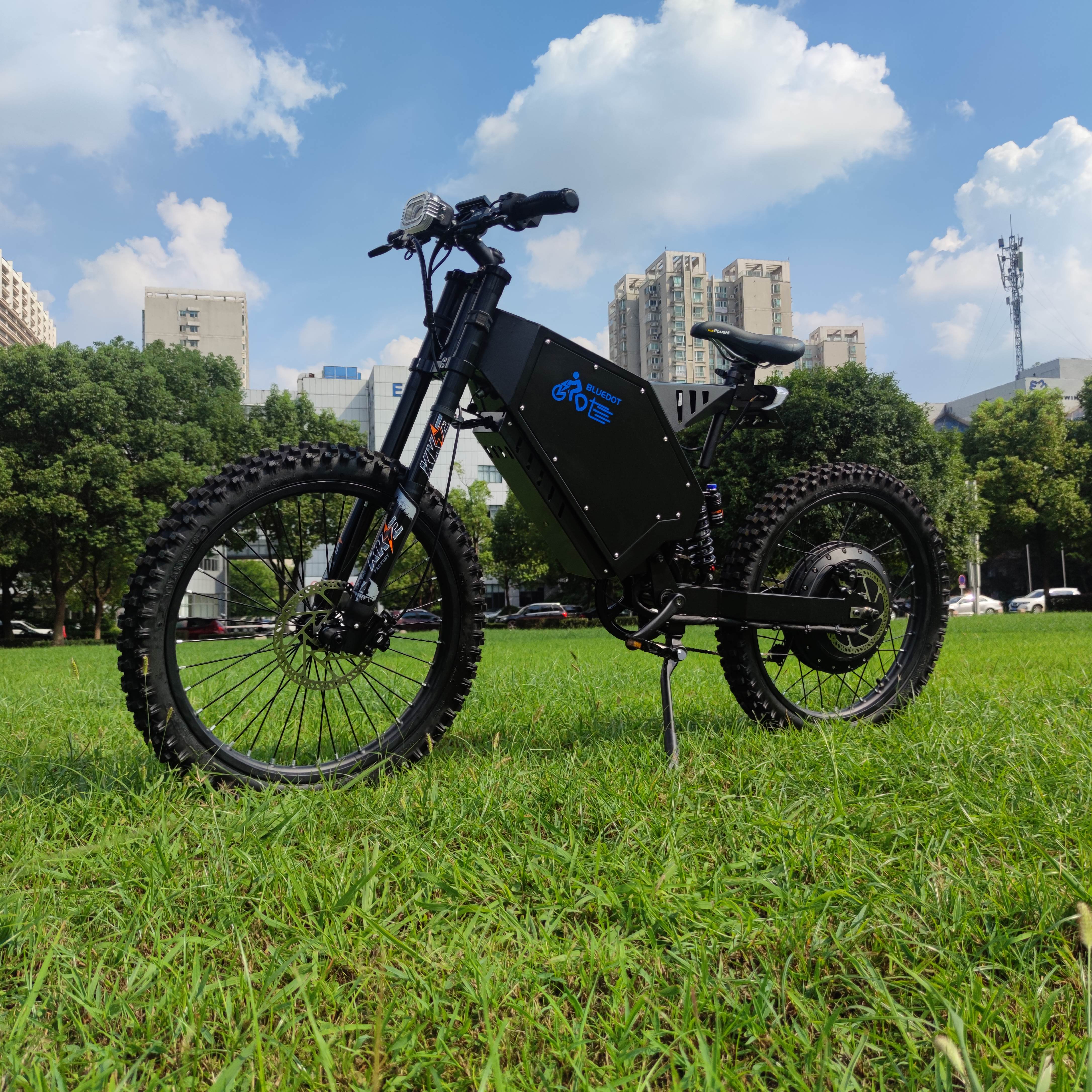 Retail 140kmh 72v 12000w enduro ebike with 72v 48ah battery for man