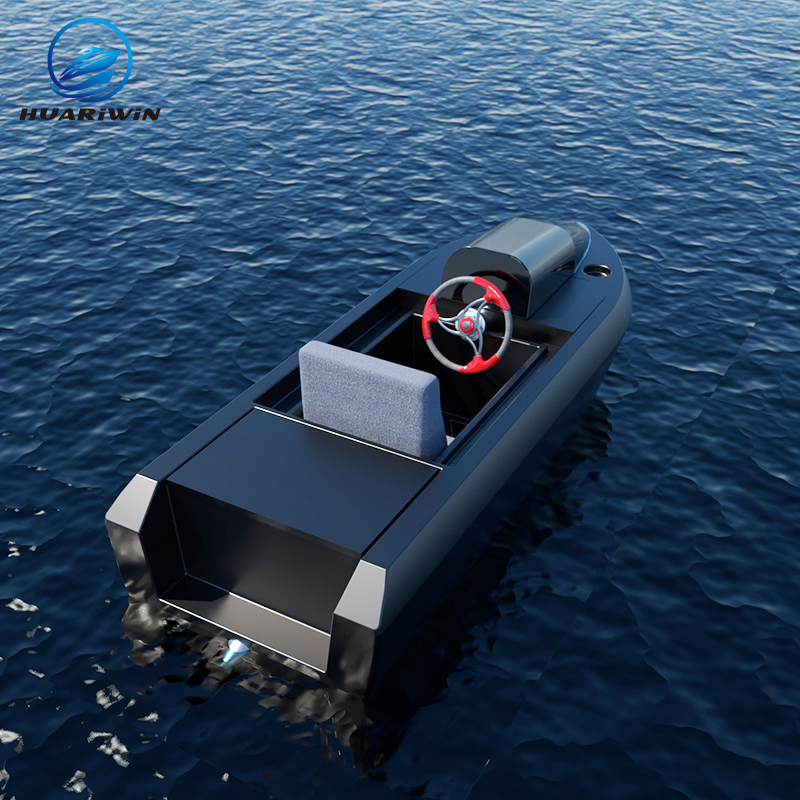 Rotomolding manufactured jet boat Custom logo size color power speed electric mini boat speed boat for adult