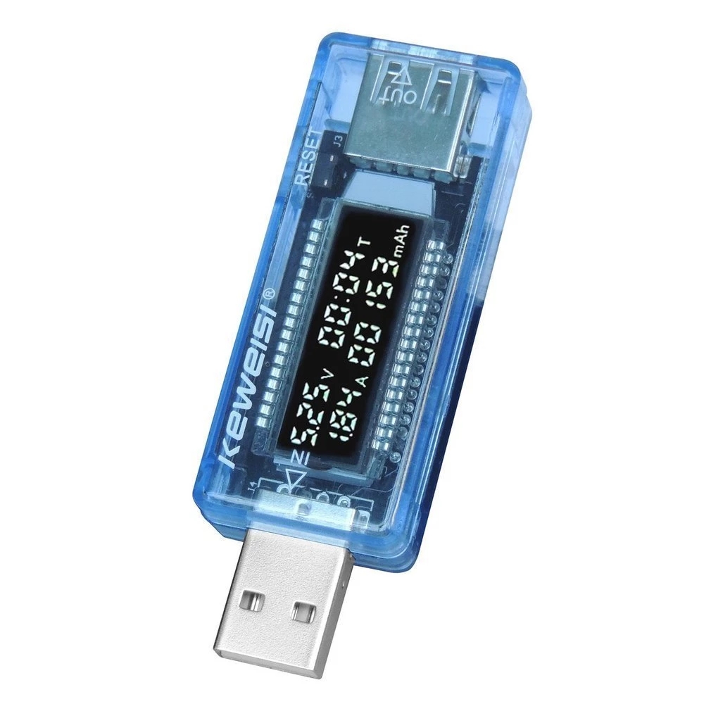 Тестер емкости и напряжения тока, USB-измеритель емкости и напряжения тока для зарядных устройств, мобильный детектор мощности, для аккумуляторов