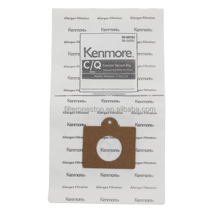 replacement for Kenmore Style C/Q Canister Vacuum Bags 8 pack