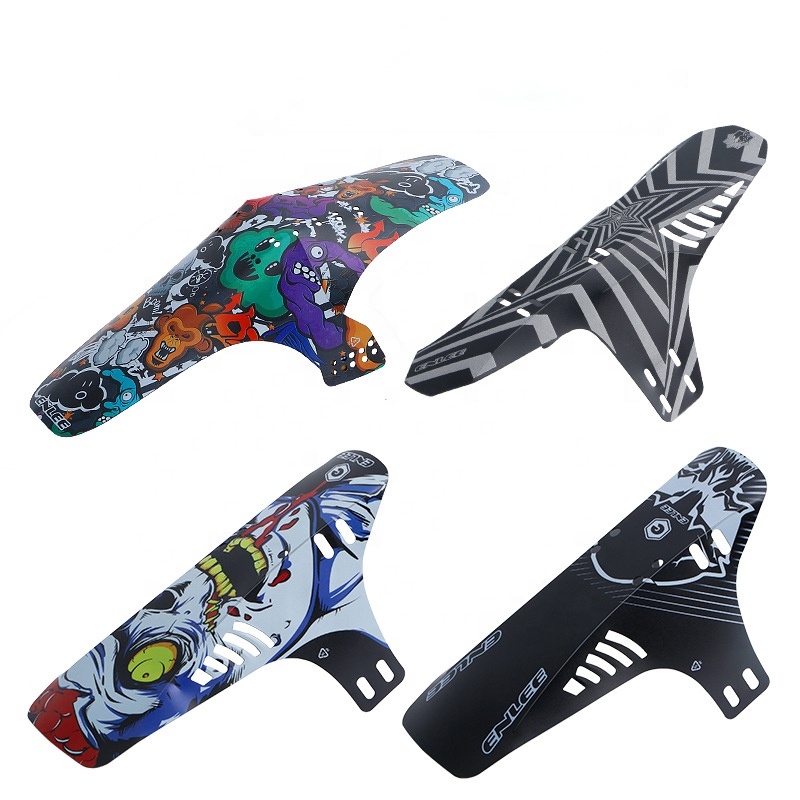 2021 New design colorful bicycle mudguard simple bike rain shield Mountain bike mudguard