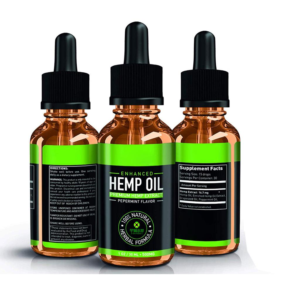 2020 оптовая продажа утвержденный OEM логотип CBD конопляного масла для облегчения боли в спине тревоги сна