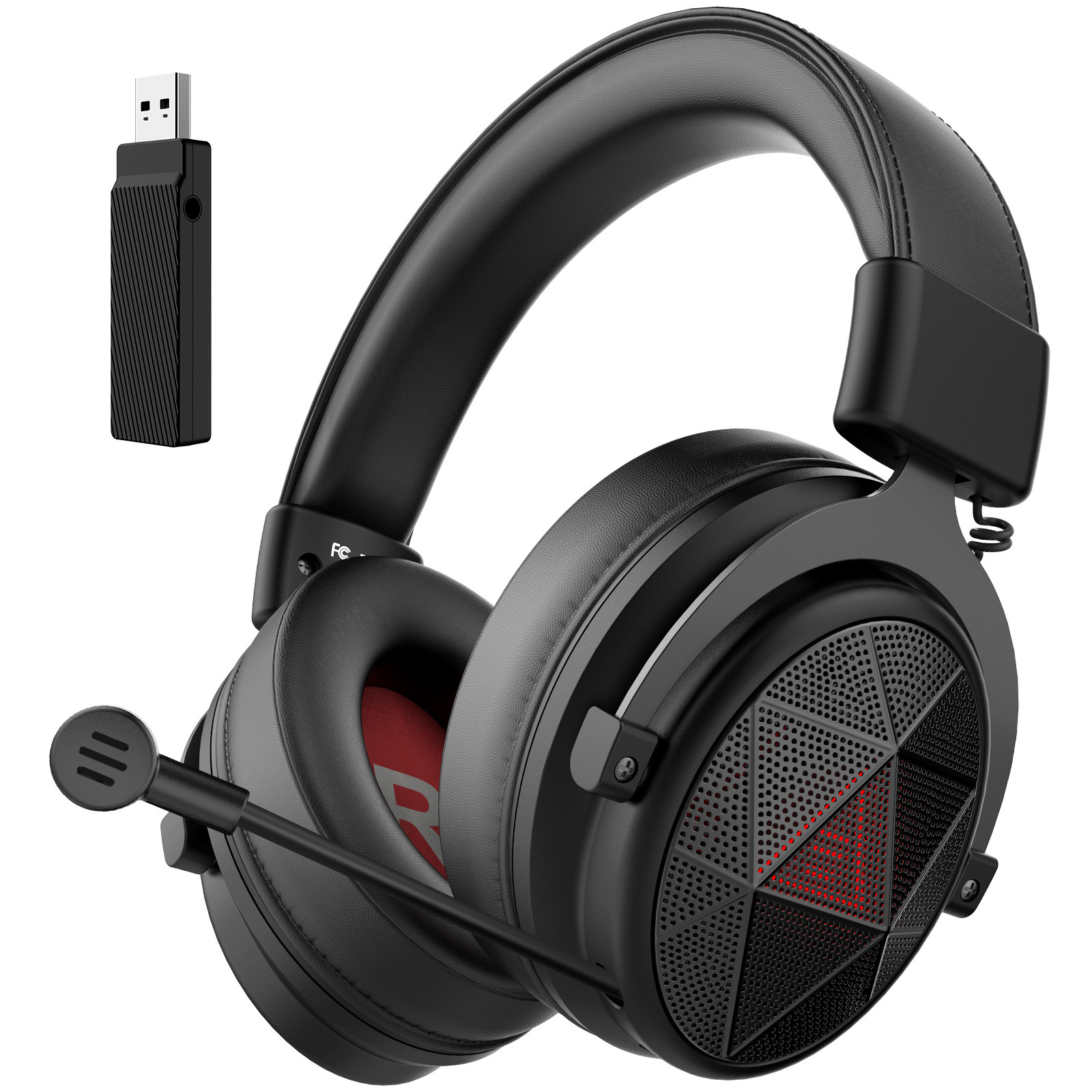 OEM 5,8G Беспроводная игровая гарнитура с низкой задержкой ENC, проводная игровая гарнитура 7,1