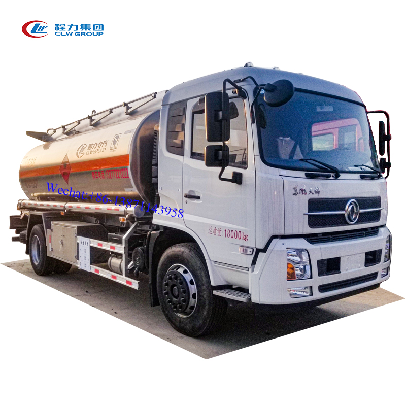 Dongfeng heavy oil tanker truck price 15000 liter refueling truck
