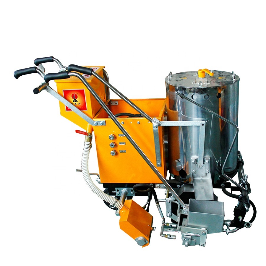 2021WDL860 Hand push style zebra stripes pavement road thermoplastic lines marking machine