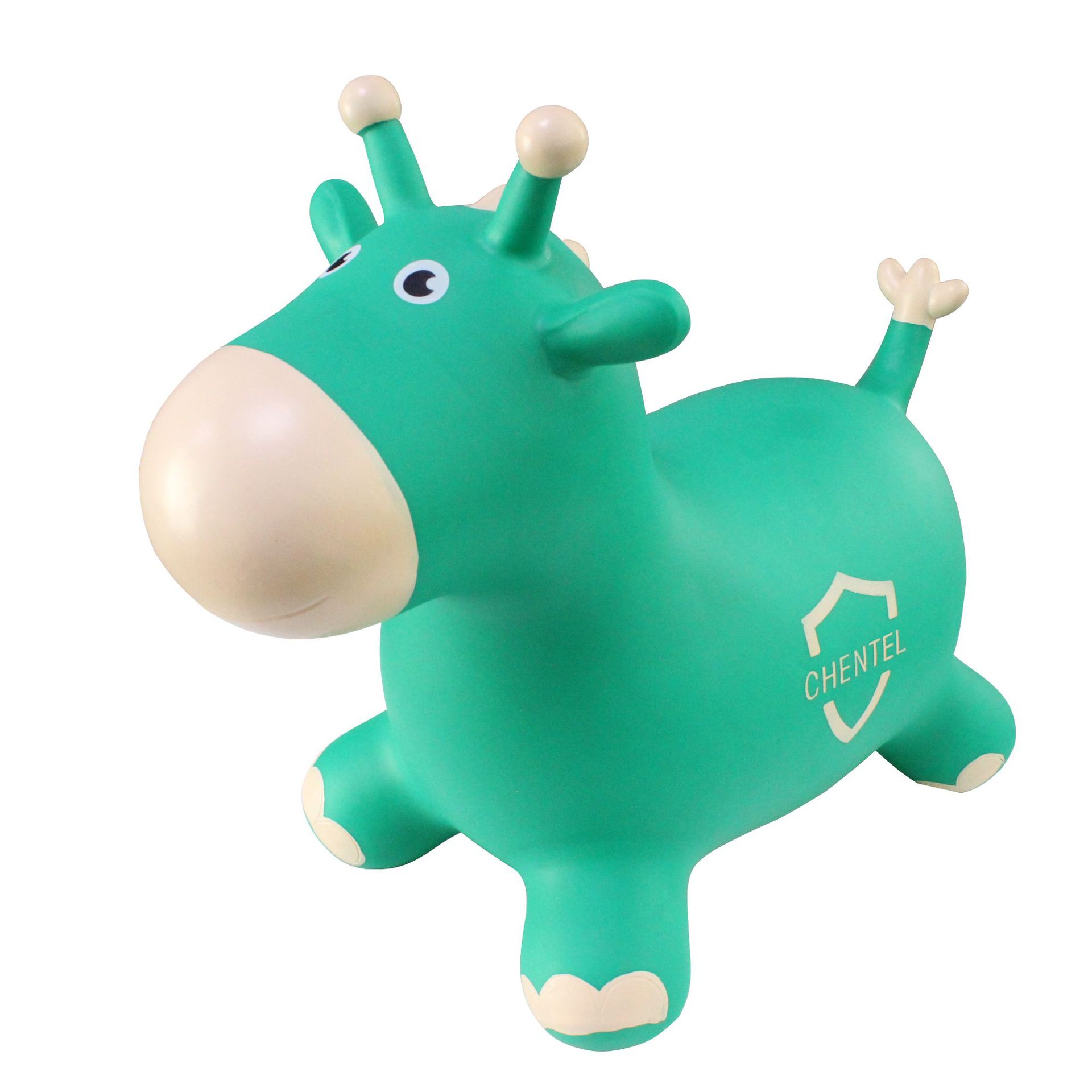 Children's jumping horse PVC toy horse cartoon animal inflatable toy