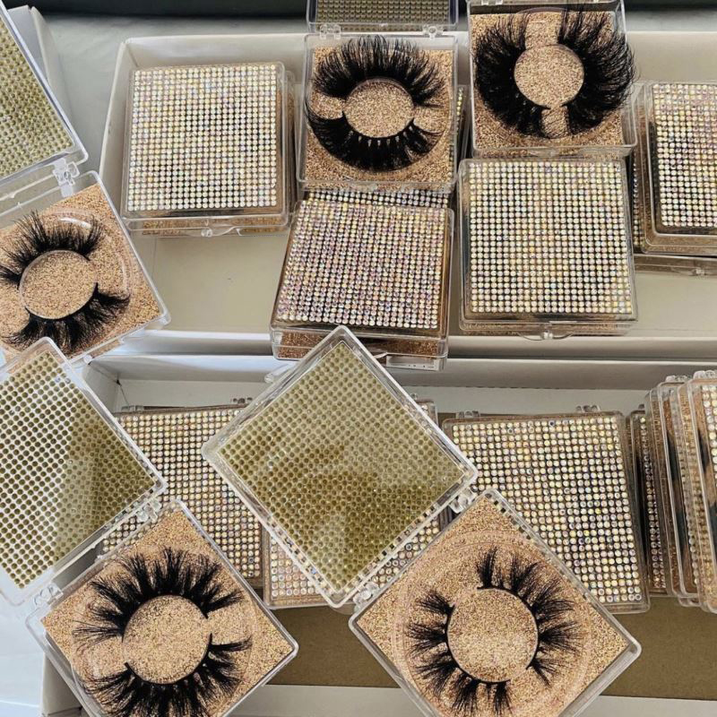 100% натурального материала Hand-made популярной серии с индивидуальной упаковки уникальный метка частного назначения 3D норковые накладные ресницы
