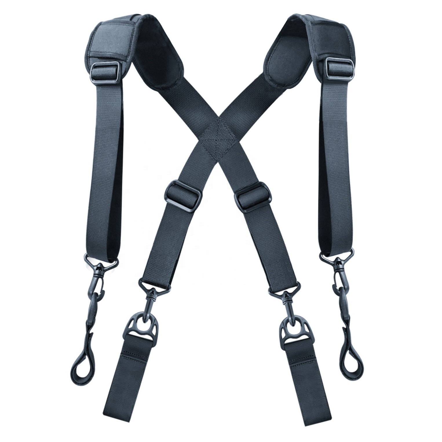 Uceder Nylon Tool Belt Tactical Harness Adjustable Padding Duty Belt Mens Suspender Belt