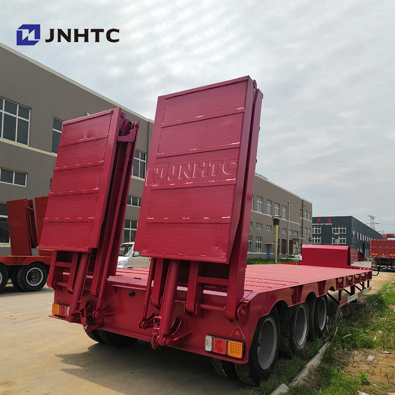 Factory Manufacturer Standard Extendable OEM Drop Deck Lowbed Semi Lowboy Trailer