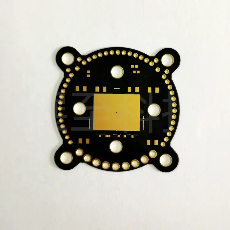 black ceramic pcb resistance board Thick film circuit multilayer alumina Ceramic substrate for LED electronic components