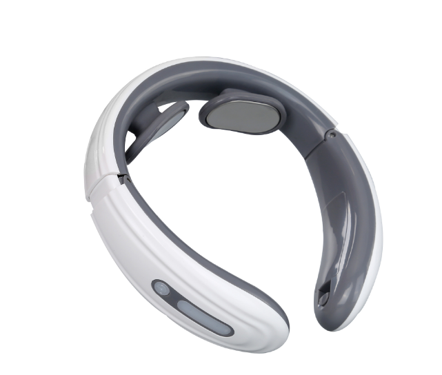 Smart Rechargeable mini Wireless Electric Pulse neck massager Pain Relief care with heating function