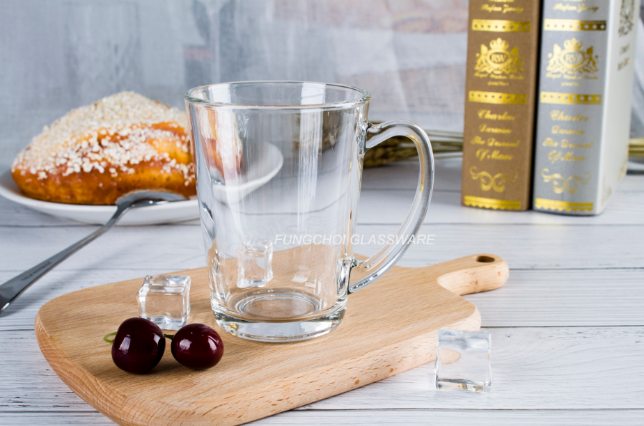 11oz 320ml new design tea cup big coffee glass coffee mug glass