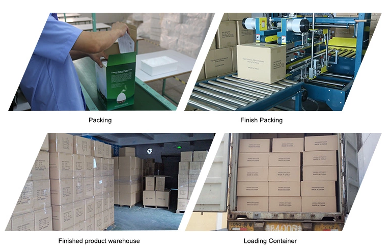 3D Glass Firework Effect Essential Oil Ultrasonic Air Humidifier Aroma Diffuser