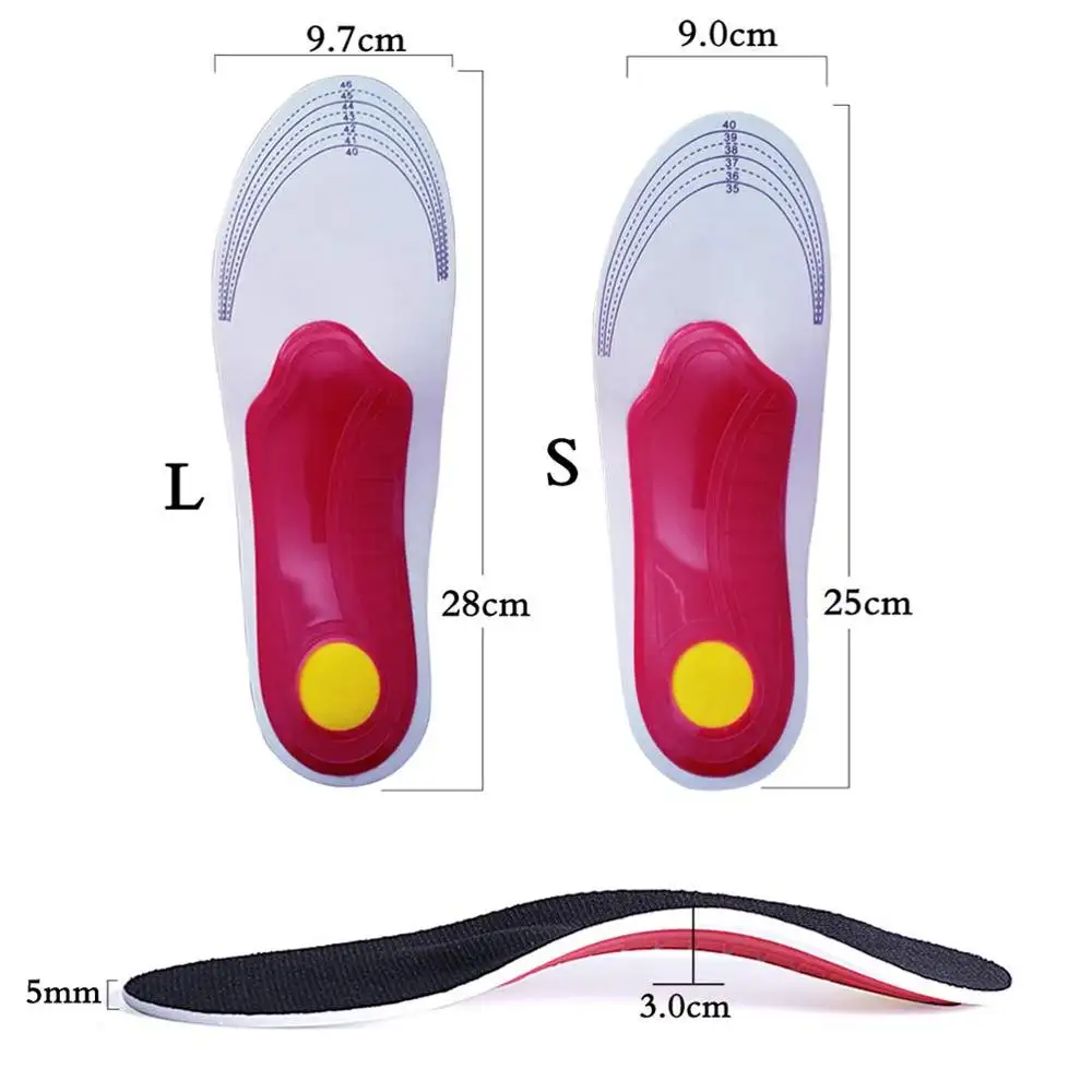Flatfoot Orthopedic Orthotic Arch Support Insole Flat foot Corrector Shoe Insole