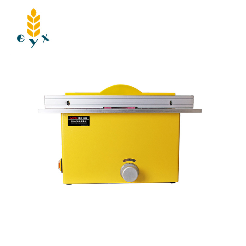 Flat wheel chamfering machine Straight line chamfering machine High-speed desktop workpiece deburring R500C
