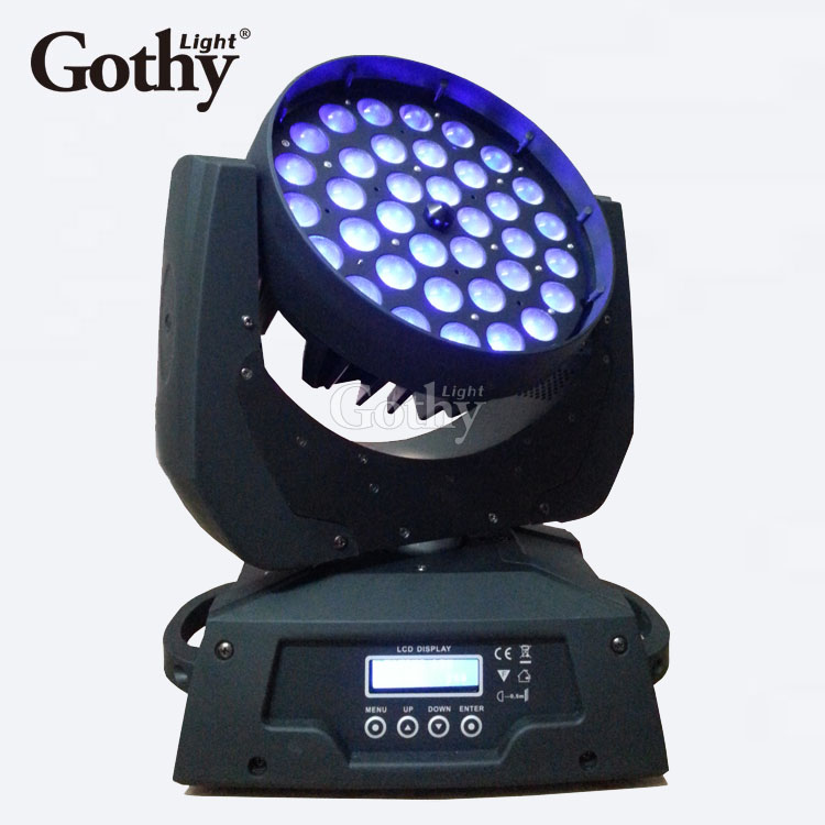 Gothylight 360 Вт RGBWAUV моющаяся движущаяся головка Guangzhou Zoom Cina Teste furniture