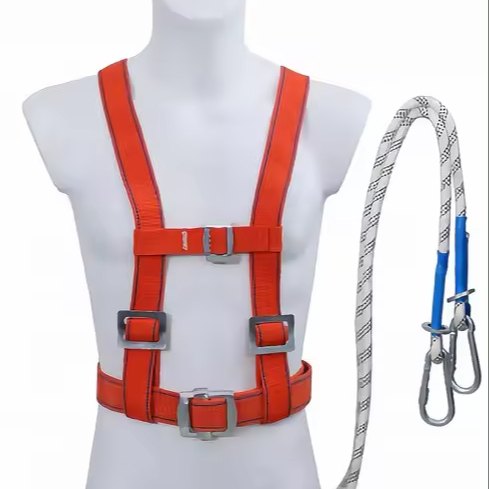 High quantity Triple-Secure 3 Point Safety Harness - fall protection Built for Rigorous Construction Tasks