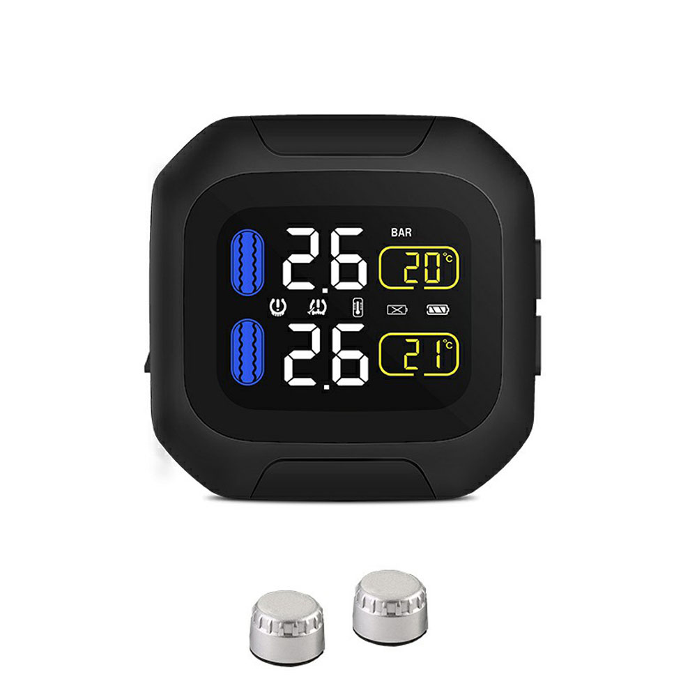 External sensors tire pressure monitoring system motorcycle TPMS