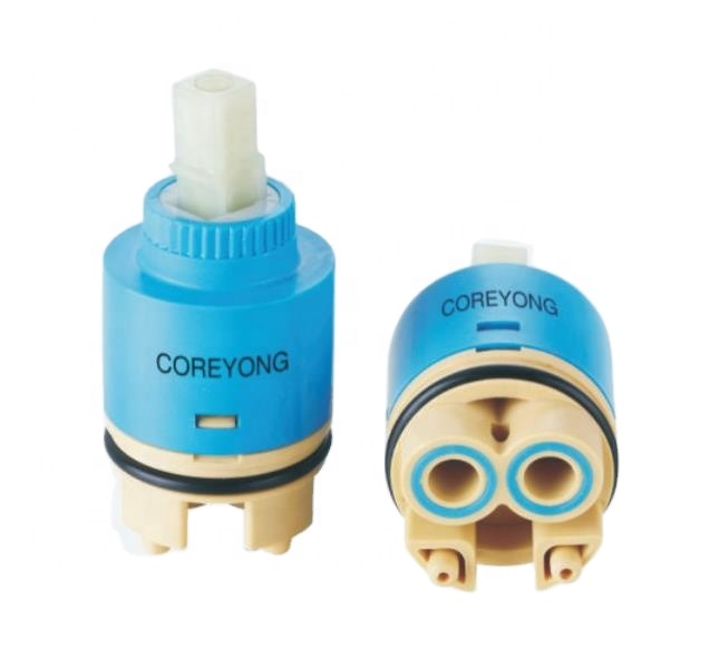 35mm Low torque cartridge ceramic cartridge faucet with distributor tempeture control for household