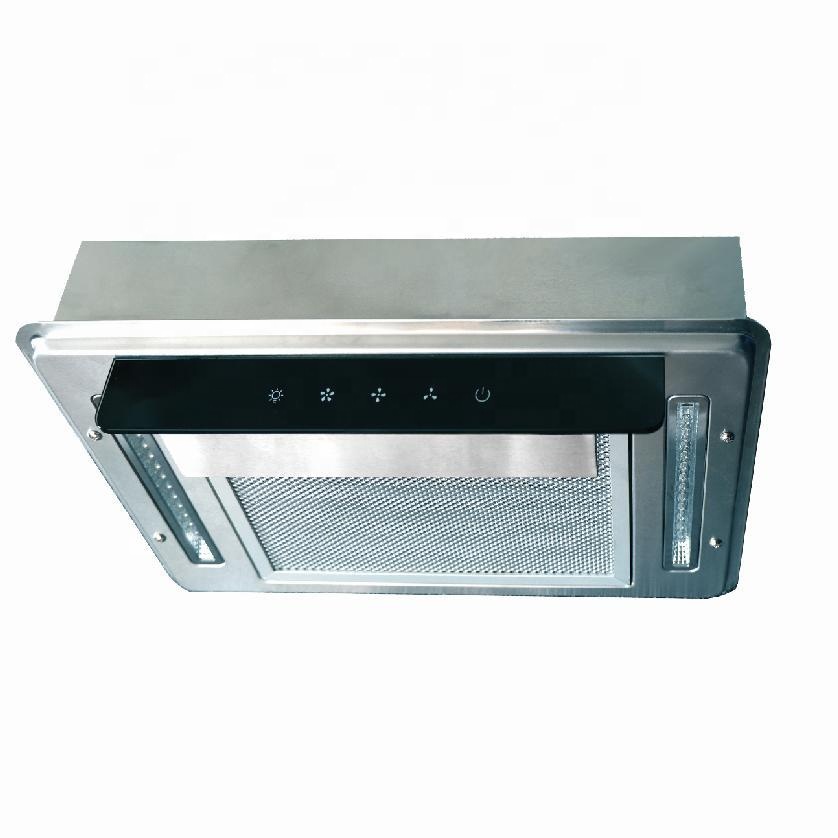 RV модифицированный 12V, встроенная в транспортное средство вытяжка для кухни сенсорная кнопка с подсветкой с кнопком путешественник прицеп