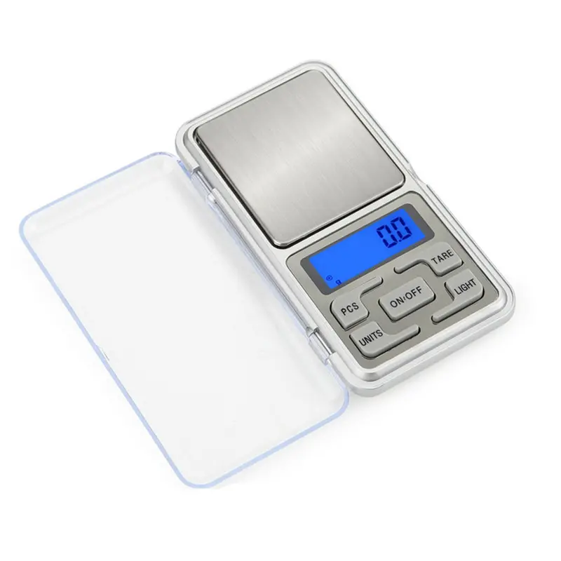 Original Factory Pocket Scale 0.01g Mini Clear Digital Portable Lightweight Jewelry Weight Gram Balance Accurate Pocket Scale